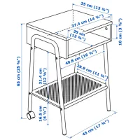 Măsuță de cafea Ikea Setskog 5305549 Black photo 6