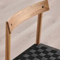 Обеденные стол со стульями Ikea Nackanas Круглая / Дерево / Wood photo 6