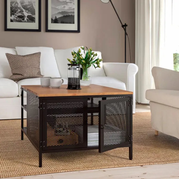 Măsuță de cafea Ikea Fjallbo 5736745 Black photo 3