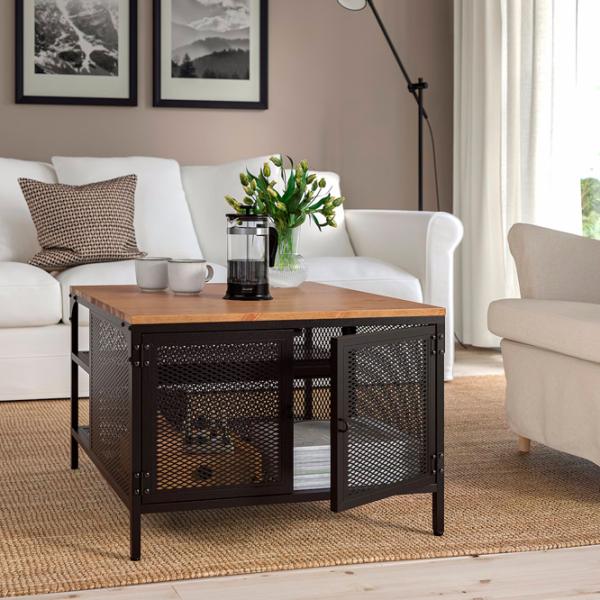 Măsuță de cafea Ikea Fjallbo 5736745 Black photo 3