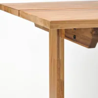 Обеденные стол со стульями Ikea Nackanas/Bergmund/Nykvarn Прямоугольная / Дерево / Wood photo 6