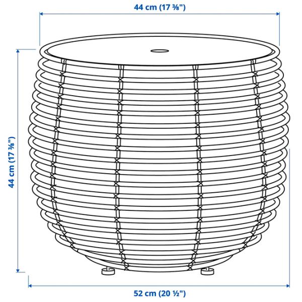 Măsuță de cafea Ikea Falskar 5634214 Brown photo 6
