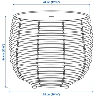 Măsuță de cafea Ikea Falskar 5634214 Brown photo 6
