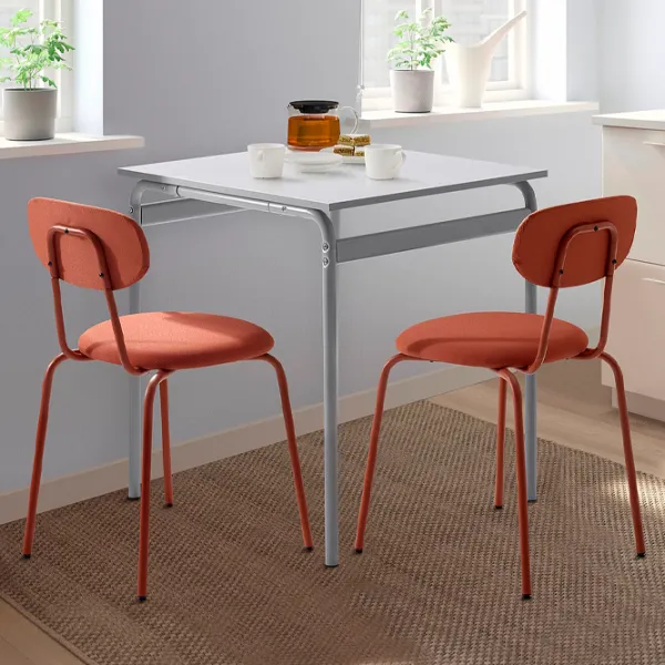 Set masă și scaune Ikea Grasala/Ostano/Remmarn Pătrată / PAL / Gray photo 7