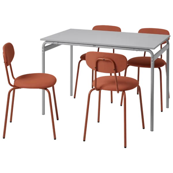 Set masă și scaune Ikea Grasala/Ostano/Remmarn Pătrată / PAL / Gray photo 1 Set masă și scaune Ikea Grasala/Ostano/Remmarn Pătrată / PAL / Gray photo 1