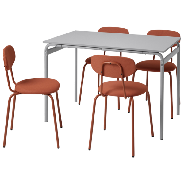 Set masă și scaune Ikea Grasala/Ostano/Remmarn Pătrată / PAL / Gray photo 1 Set masă și scaune Ikea Grasala/Ostano/Remmarn Pătrată / PAL / Gray photo 1