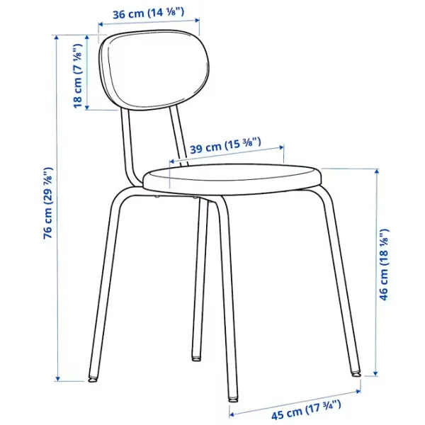 Set masă și scaune Ikea Grasala/Ostano/Remmarn Pătrată / PAL / Gray photo 5 Set masă și scaune Ikea Grasala/Ostano/Remmarn Pătrată / PAL / Gray photo 5