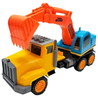 Грузовик Richi Tichi 37918 8600016737918  / / Черный Желтый