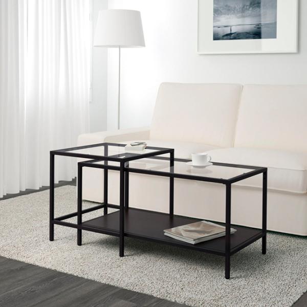 Măsuță de cafea Ikea Vittsjo 5290317 Black photo 2