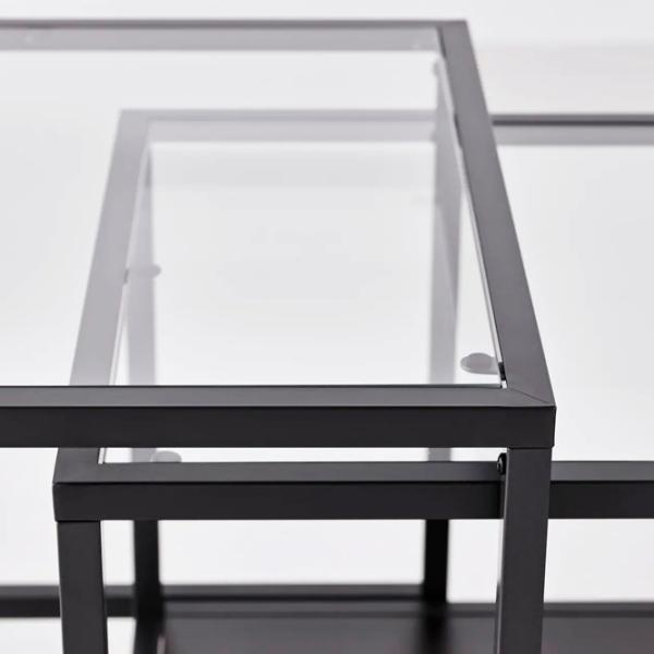 Măsuță de cafea Ikea Vittsjo 5290317 Black photo 5