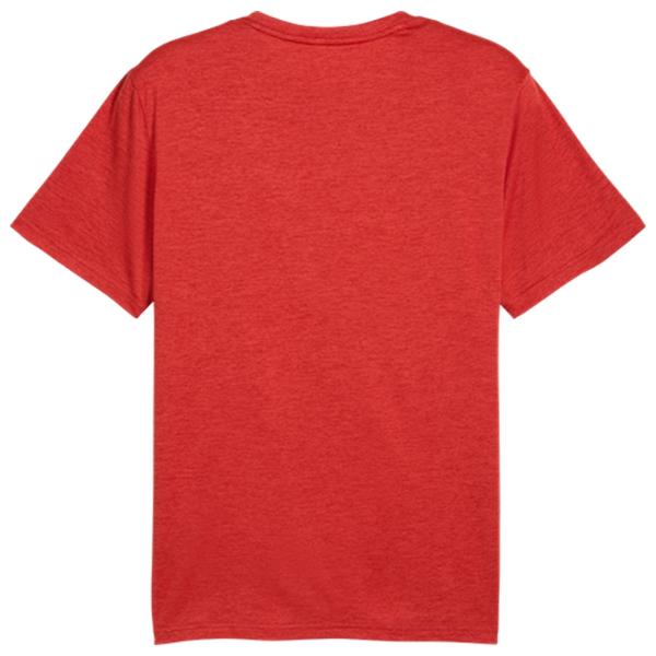 Tricou pentru bărbați Puma M Tad Essential Heather Logo Tee 100% poliester / Red photo 2 Tricou pentru bărbați Puma M Tad Essential Heather Logo Tee 100% poliester / Red photo 2
