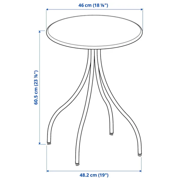 Măsuță de cafea Ikea Tanebro 5732527 Beige photo 2