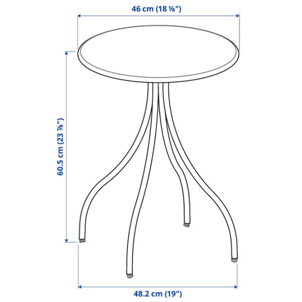 Măsuță de cafea Ikea Tanebro 5732527 Beige photo 2