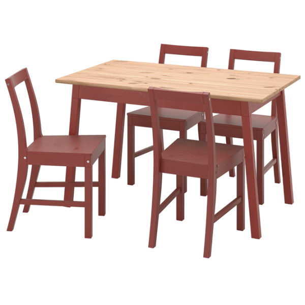 Обеденные стол со стульями Ikea Pinntorp Квадратная / Дерево / Wood photo 1 Обеденные стол со стульями Ikea Pinntorp Квадратная / Дерево / Wood photo 1