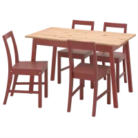 Set masă și scaune Ikea Pinntorp Pătrată / Lemn / Wood