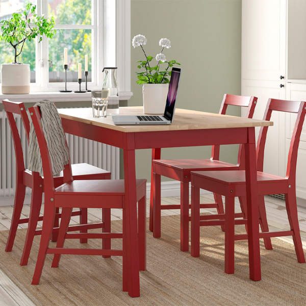 Обеденные стол со стульями Ikea Pinntorp Квадратная / Дерево / Wood photo 7 Обеденные стол со стульями Ikea Pinntorp Квадратная / Дерево / Wood photo 7