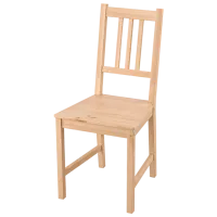 Set masă și scaune Ikea Pinntorp Dreptunghiulară / Lemn / White photo 2