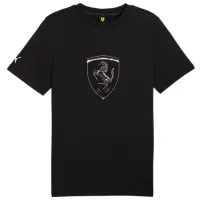 Tricou pentru bărbați Puma Ferrari Race Tonal Big Shield Tee 100% bumbac / Black