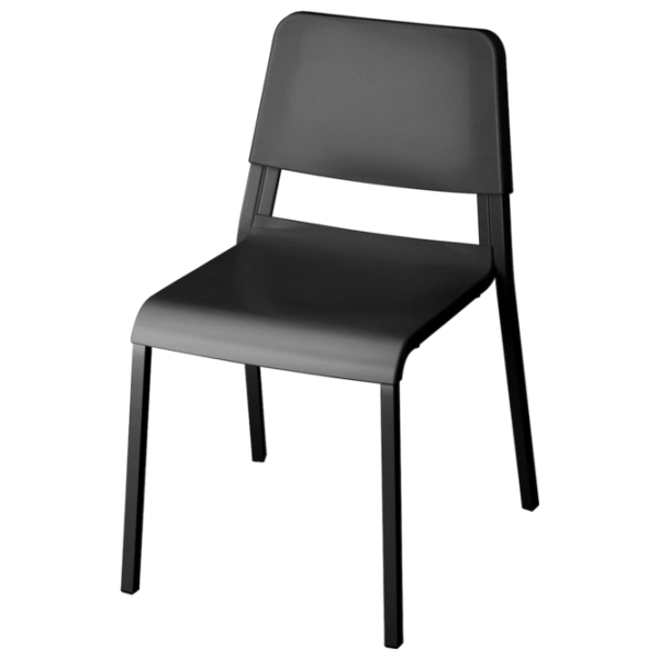 Set masă și scaune Ikea Norberg/Teodores Dreptunghiulară / PAL / Black photo 2