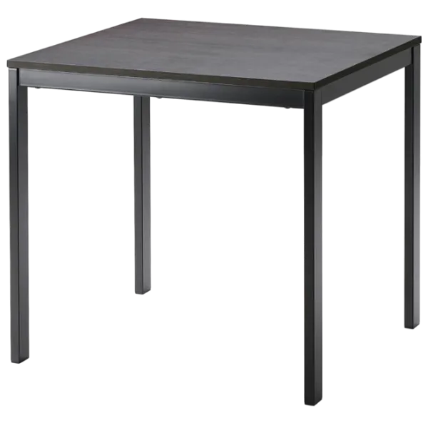 Set masă și scaune Ikea Norberg/Teodores Dreptunghiulară / PAL / Black photo 3