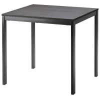 Set masă și scaune Ikea Norberg/Teodores Dreptunghiulară / PAL / Black photo 3