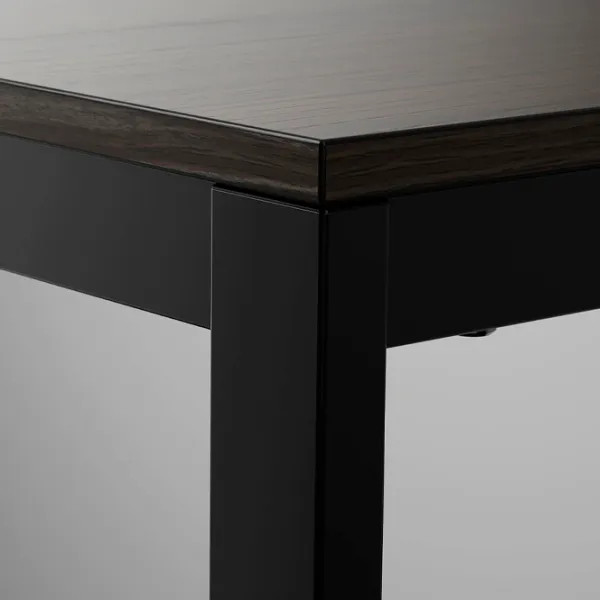 Set masă și scaune Ikea Norberg/Teodores Dreptunghiulară / PAL / Black photo 4