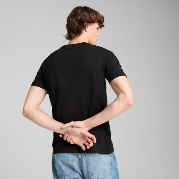 Tricou pentru bărbați Puma Ferrari Race Tonal Big Shield Tee 100% bumbac / Black photo 4