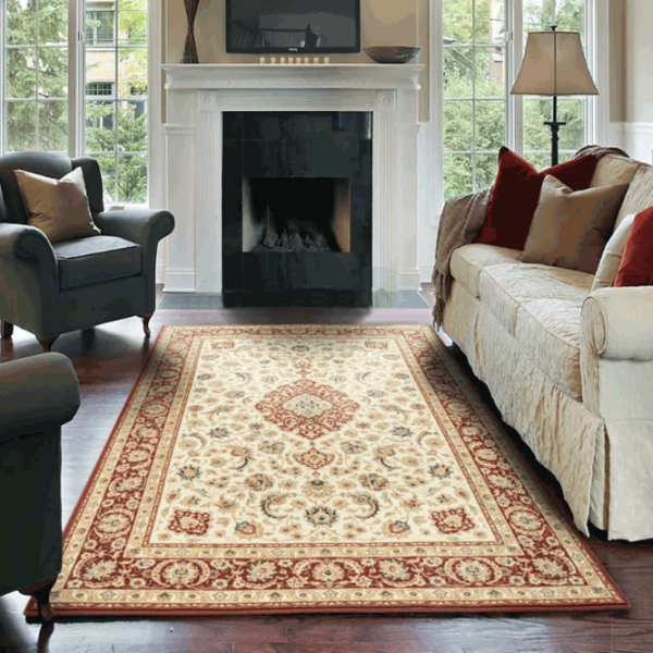 Covor Covoare Ungheni Bella Classic Red Beige / Lână photo 2