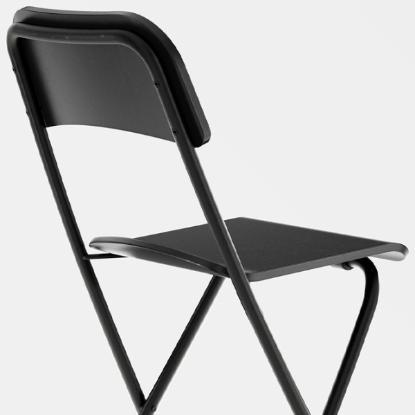 Set masă și scaune Ikea Norberg/Franklin Dreptunghiulară / PAL / White photo 3