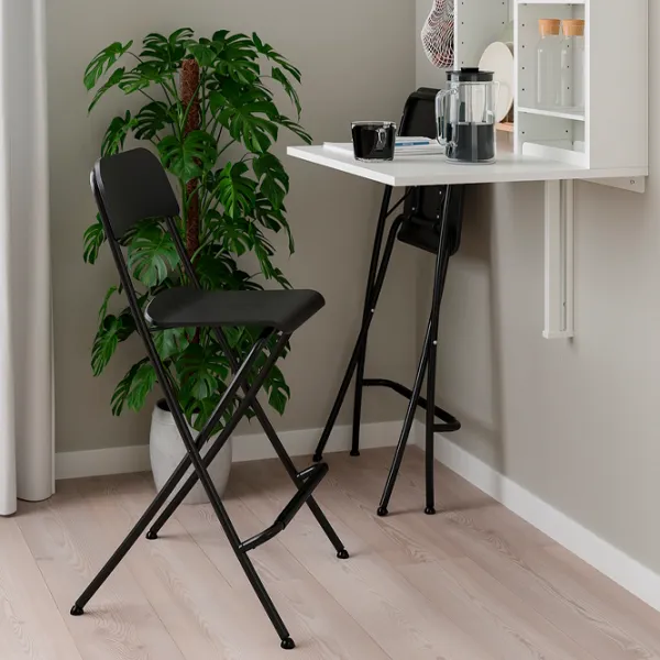 Set masă și scaune Ikea Norberg/Franklin Dreptunghiulară / PAL / White photo 6