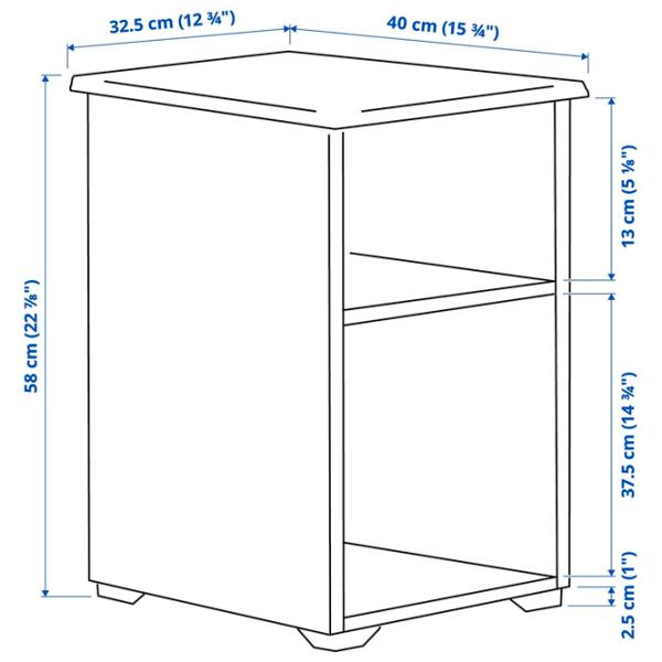 Журнальный столик Ikea Skruvby 5658017 Белый photo 6