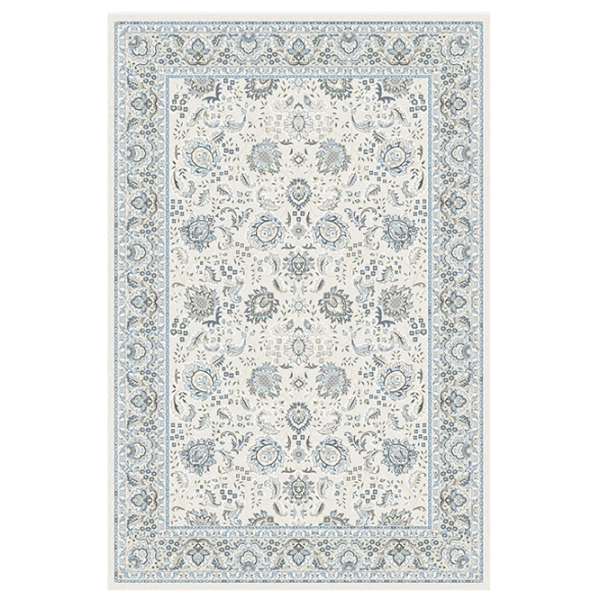 Ковер Covoare Ungheni Bella Classic White Blue / Шерсть photo 1