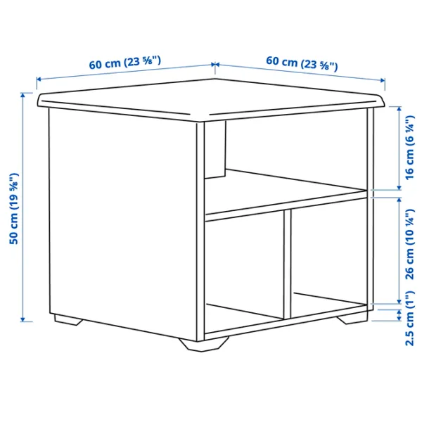 Măsuță de cafea Ikea 5657833 5658017 White photo 5