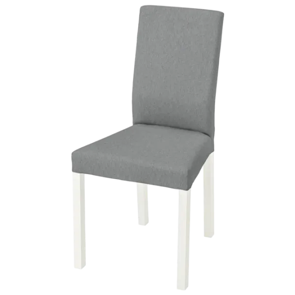 Обеденные стол со стульями Ikea Norberg/Kattil/Knisa Прямоугольная / ДСП / Серый photo 2