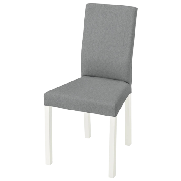 Обеденные стол со стульями Ikea Norberg/Kattil/Knisa Прямоугольная / ДСП / Серый photo 2