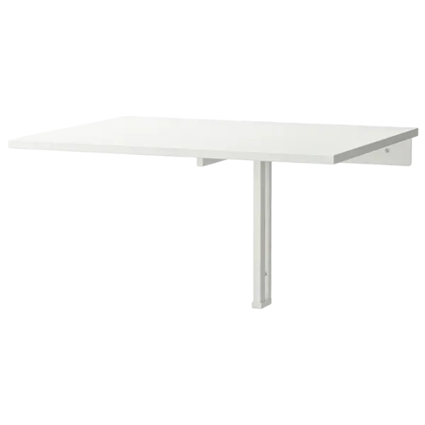 Обеденные стол со стульями Ikea Norberg/Kattil/Knisa Прямоугольная / ДСП / Серый photo 3