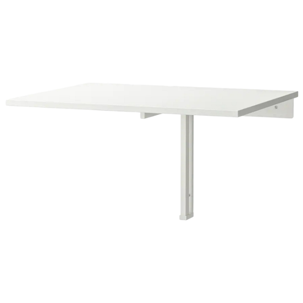 Обеденные стол со стульями Ikea Norberg/Kattil/Knisa Прямоугольная / ДСП / Серый photo 3