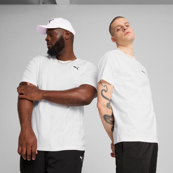 Tricou pentru bărbați Puma Ess Small Logo Tee 100% bumbac / White photo 3