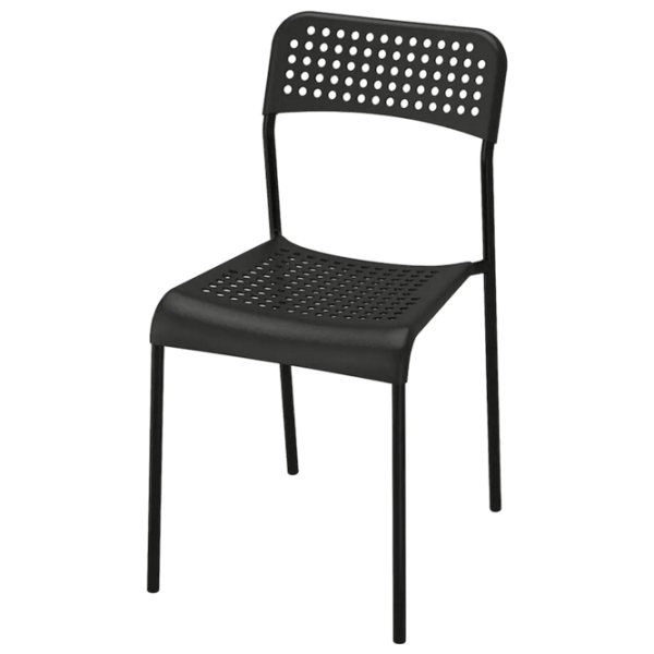 Обеденные стол со стульями Ikea Sandsberg/Adde Прямоугольная / ДСП / Черный photo 2