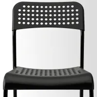 Set masă și scaune Ikea Sandsberg/Adde Dreptunghiulară / PAL / Black photo 3