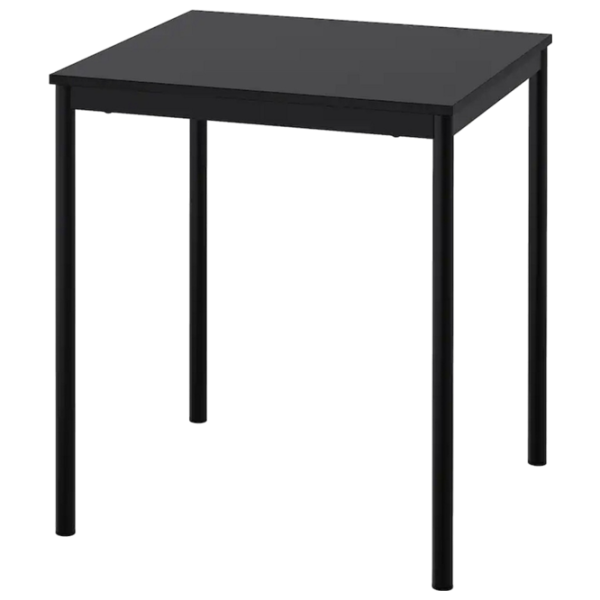Обеденные стол со стульями Ikea Sandsberg/Adde Прямоугольная / ДСП / Черный photo 5