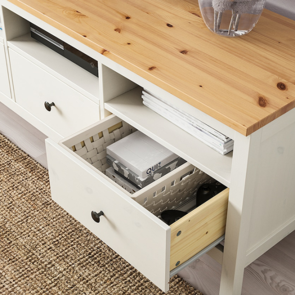 Тумба под телевизор Ikea Hemnes 57 x 148 x 47см / ДСП photo 3