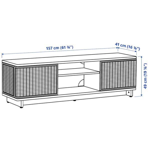 Comodă TV Ikea Fryksas  49 x 157 x 41 / PAL photo 3