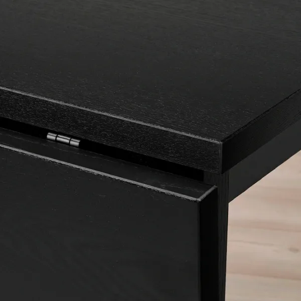 Set masă și scaune Ikea Nordviken/Kattil/Knisa Dreptunghiulară / PAL / Black photo 4