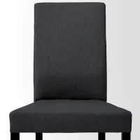 Set masă și scaune Ikea Nordviken/Kattil/Knisa Dreptunghiulară / PAL / Black photo 5