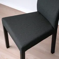 Set masă și scaune Ikea Nordviken/Kattil/Knisa Dreptunghiulară / PAL / Black photo 6