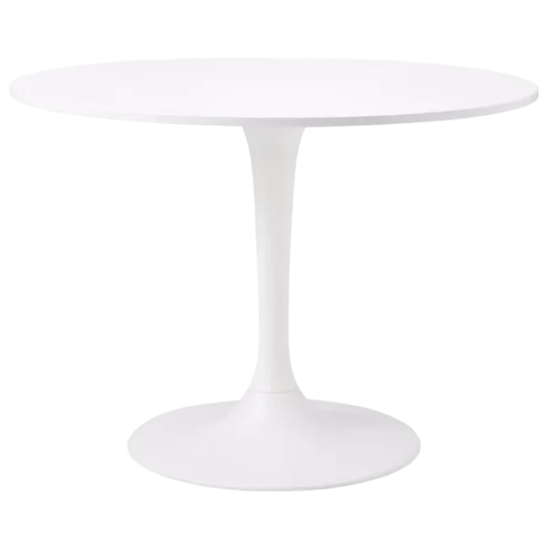 Set masă și scaune Ikea Docksta/Tobias Rotundă / PAL / White photo 3