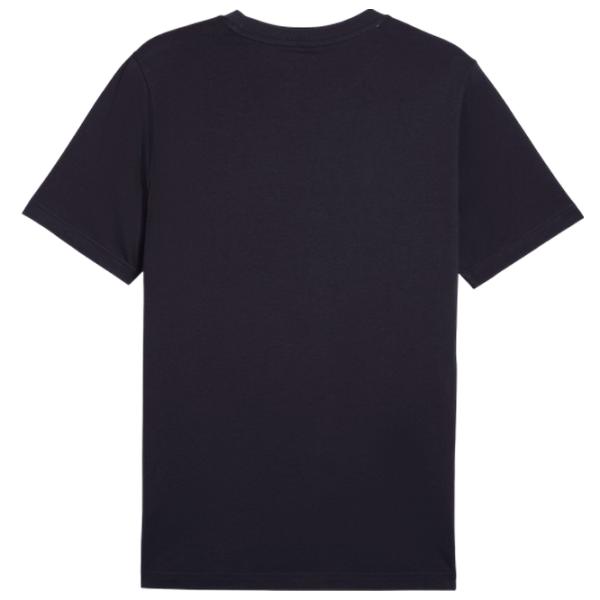 Tricou pentru bărbați Puma Ess Small Logo Tee 100% bumbac / Navy photo 2