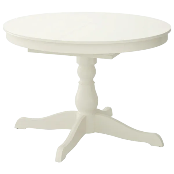 Обеденные стол со стульями Ikea Ingatorp/Ingolf Овальная / ДСП / Белый photo 2