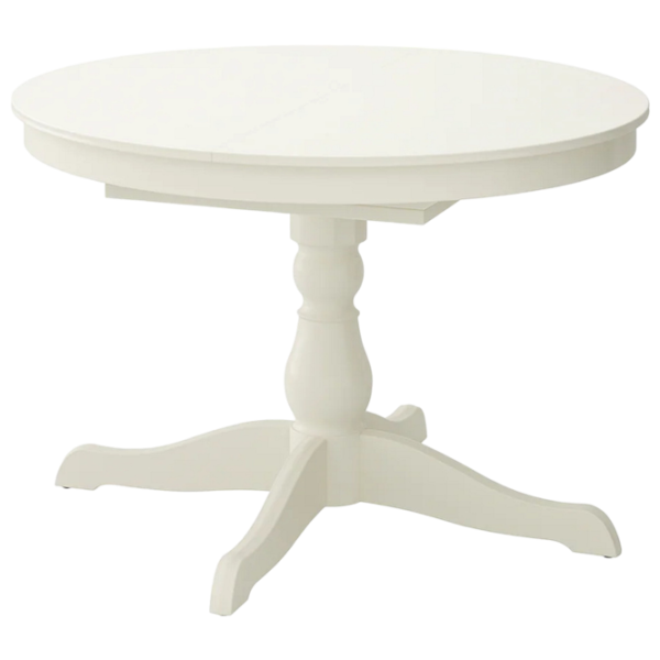 Обеденные стол со стульями Ikea Ingatorp/Ingolf Овальная / ДСП / Белый photo 2